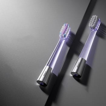 【JIMOK】J6 PRO電動牙刷刷頭兩入組(清潔型刷毛) /電動牙刷/攜帶/旅行/出國/賽博龐克/牙周/牙齦/蛀牙/全口清潔/盥洗