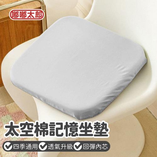 【嘟嘟太郎】透氣升級！太空棉記憶坐墊 買大送小 (45*45/35*35) 