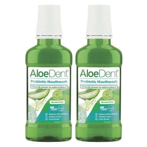 英國 AloeDent 防護漱口水(無氟 250ml x 2入)