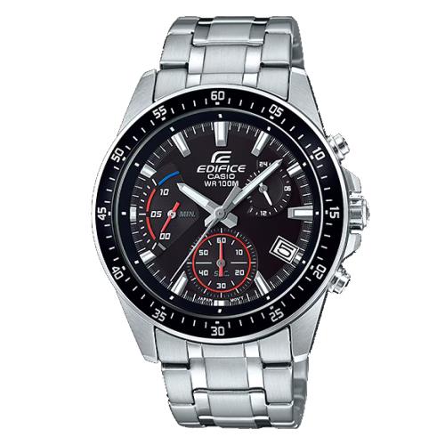 【CASIO 卡西歐】EDIFICE經典賽車腕錶 EFV-540D-1A