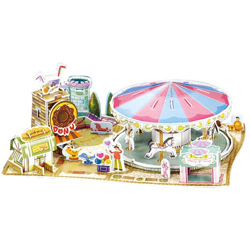 FUN PUZZLE 3D拼圖-旋轉木馬