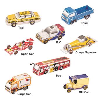【FUN PUZZLE】3D拼圖-汽車組合