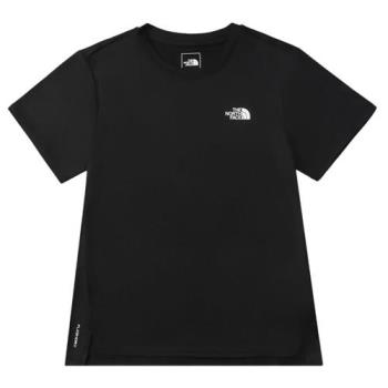 The North Face 北面 短袖上衣 女裝 排汗 速乾 黑【運動世界】NF0A8DFJJK3
