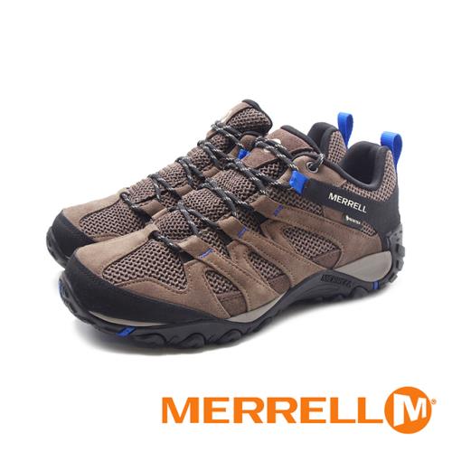 MERRELL(男ALVERSTONE GORE-TEX健行登山鞋 男鞋-咖藍