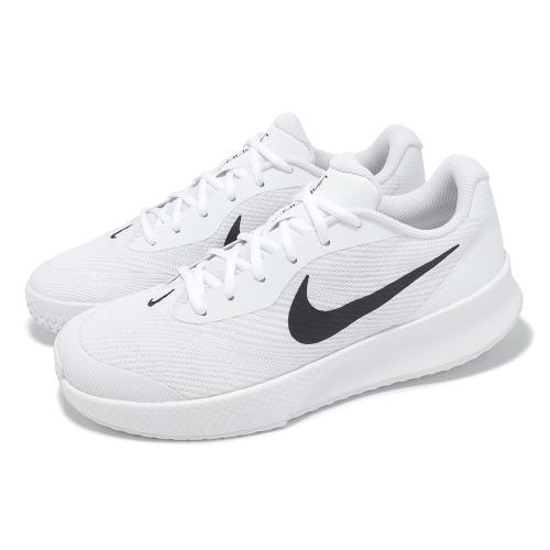 Nike 網球鞋 Vapor Lite 3 HC 男鞋 白 黑 支撐 氣墊 緩衝 運動鞋 FZ2155-101