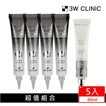 3W CLINIC 黑珍珠撫紋奇蹟賦活眼霜40ml*4入(贈膠原嫩白撫紋眼霜40ml)
