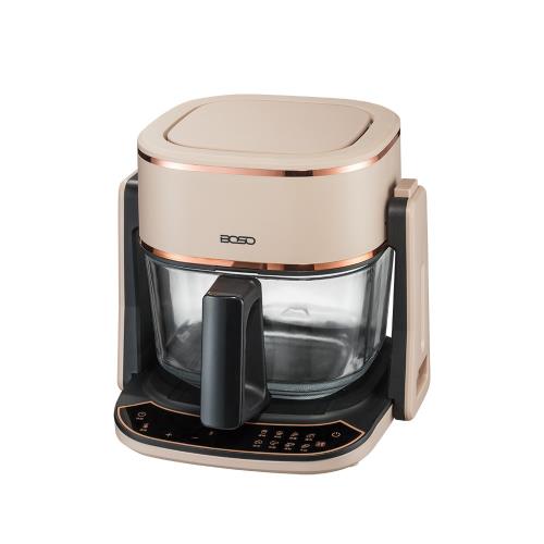 BOSO 迷你廚房 全能料理玻璃翻轉氣炸鍋 BSKT-OA45M