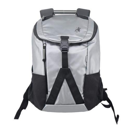 agnes b.休閒尼龍後背包-灰