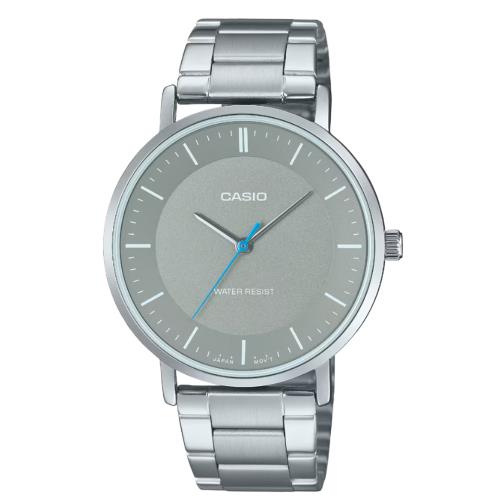 【CASIO 卡西歐】紳士簡約鋼帶男錶 MTP-VT04D-8E