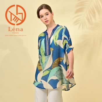買1送1-Léna巴黎香頌頂奢度假風精品上衣
