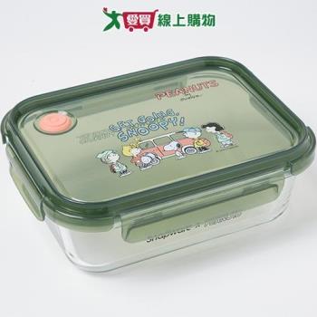 Snapware 康寧史努比玻璃保鮮盒1090ml 保鮮盒 玻璃【愛買】
