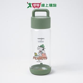 Snapware 康寧史努比提把隨行玻璃杯710ml 杯子 隨行杯 玻璃杯【愛買】