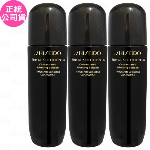 SHISEIDO 資生堂 時空琉璃LX極上御藏柔膚露(75ml)*3(公司貨)