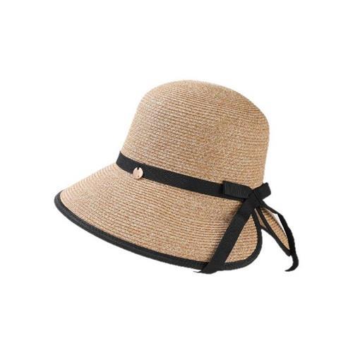 【米蘭精品】現貨+預購 旅遊度假戶外編織草帽防曬帽-戶外透氣高品質加密細草女帽子5色74kv8