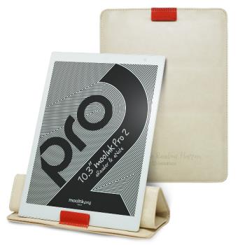 Readmoo讀墨 mooInk Pro 2C 10.3吋電子書平板 (彩色)+10.3 吋折疊皮套-雲遊白
