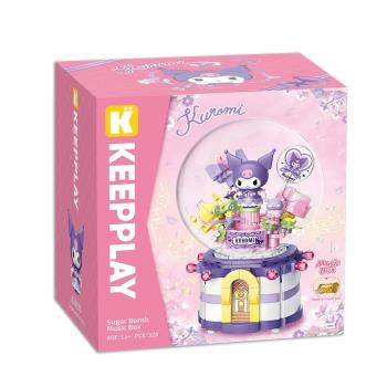 QMAN 三麗鷗 酷洛米的甜心城堡音樂盒 QM30813 Keeppley積木 公司貨
