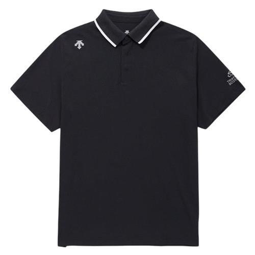 Descente 迪桑特 短袖Polo衫 男裝 排汗 黑【運動世界】DS25SSM420499