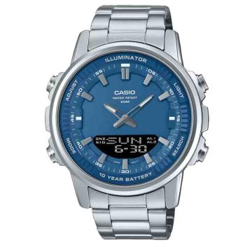 【CASIO 卡西歐】多功能數位雙顯錶 AMW-880D-2A1