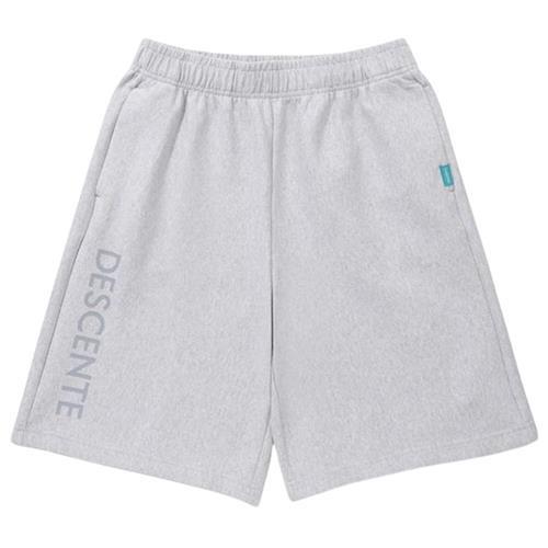 Descente 迪桑特 短褲 男裝 棉質 寬鬆 灰【運動世界】DS25SSM720295