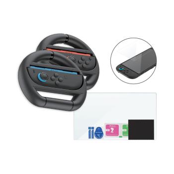 iPega 副廠 NS2 Switch 2 Joy-Con 2專用 方向盤+螢幕保護貼