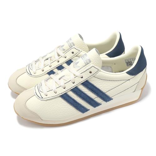 adidas 休閒鞋 Country OG W 女鞋 米 藍 復古 膠底 三葉草 愛迪達 IE3940