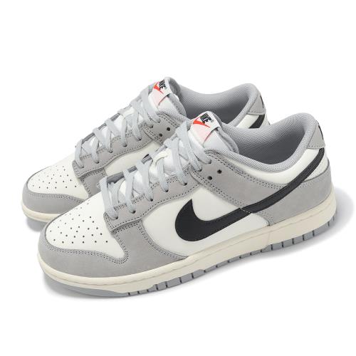 Nike 休閒鞋 Dunk Low 男鞋 灰 黑 低筒 奶油底 IB3079-101