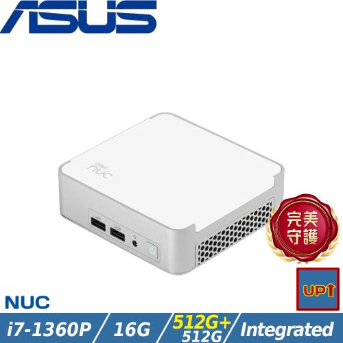 (規格升級)ASUS華碩 NUC 13 Pro 迷你桌機 i7-1360P/16G/1TB SSD/W11/NUC13VYKI7MR8910