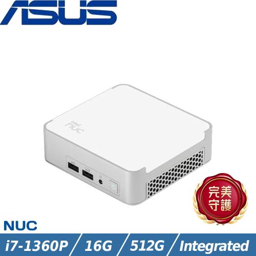 ASUS華碩 NUC 13 Pro 迷你桌機 i7-1360P/16G/512G SSD/W11/NUC13VYKI7MR8910