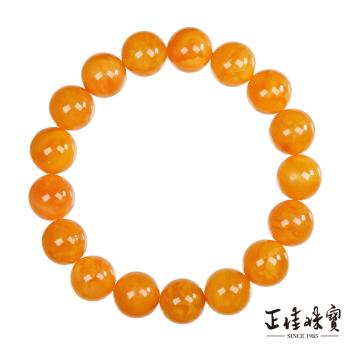 【正佳珠寶】蜜蠟琥珀 頂級花蜜蠟 11.8-12.3mm 花蜜蠟手珠