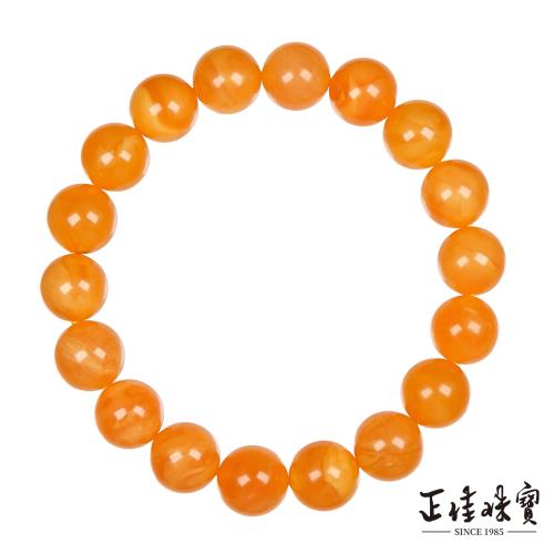 【正佳珠寶】蜜蠟琥珀 頂級花蜜蠟 11.4-11.8mm 花蜜蠟手珠