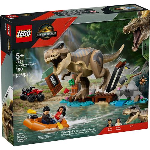 樂高積木LEGO 76975 202506 侏儸紀世界系列 - 逃離暴龍河川大冒險