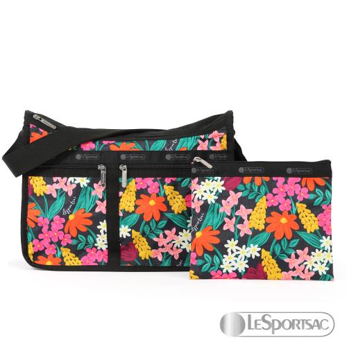 LeSportsac - Standard 雙口袋A4大書包-附化妝包 (繁花盛開)