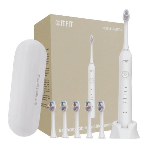 ITFITEX 五段式聲波電動牙刷 ITFITEX38 (內附6個刷頭)