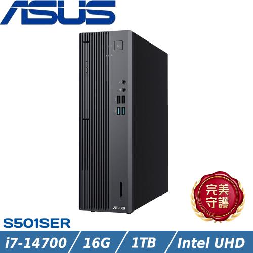ASUS華碩 S5 SFF 商用桌機 i7-14700/16G/1TB SSD/W11/H-S501SER-714700024W