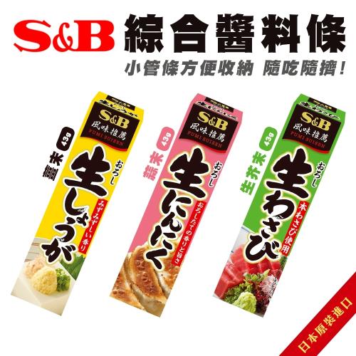 SB生芥末條 SB蒜末條 SB薑末條_三種各1 (40-43g/條)