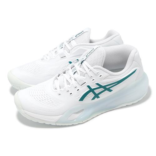 Asics 網球鞋 GEL-Resolution X 女鞋 溫網 白 綠 底線型 緩震 抗扭 亞瑟士 1042A279103