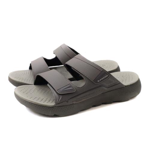 G.P (GOLD PIGEON) 阿亮代言 雙帶拖鞋 灰褐色 男鞋 G9385M-73 no870