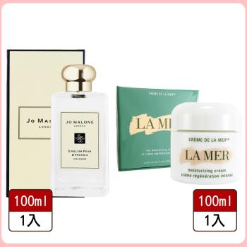 【LA MER 海洋拉娜】經典乳霜100ml+Jo Malone香水100ml 英國梨與小蒼蘭
