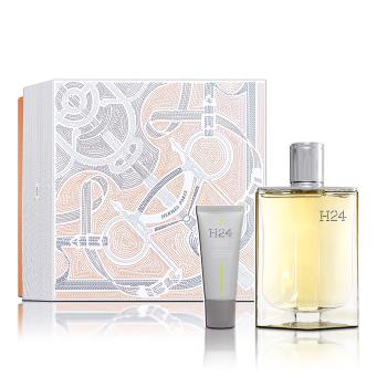Hermes 愛馬仕 H24 男性淡香精香氛禮盒(淡香精100ML+活力保濕面霜20ML)