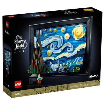 【LEGO 樂高】#21333 Ideas 文森·梵谷 星夜