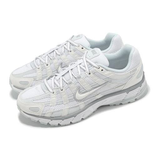 Nike 休閒鞋 Wmns P-6000 女鞋 灰銀 米白 復古 緩震 運動鞋 FV6603-101