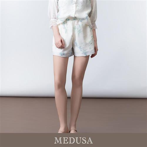 現貨【MEDUSA 曼度莎】輕柔晨曦天絲花苞短褲（M-XL）｜天絲涼感 女休閒短褲