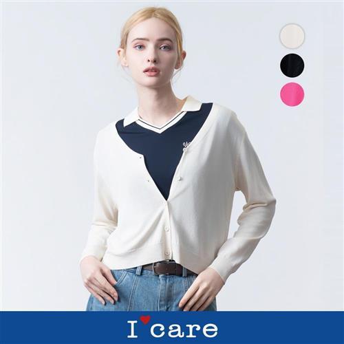 現貨【ICare 依卡】輕盈氣質針織小外套 - 3色（F）｜夏日罩衫 針織外套 小外套
