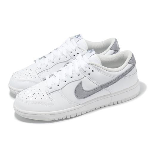 Nike 休閒鞋 Dunk Low 男鞋 白 灰 復古 低筒 IH0632-141