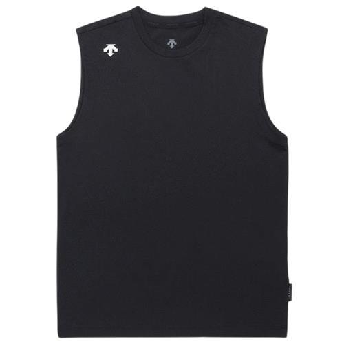 Descente 迪桑特 無袖背心 男裝 排汗 速乾 黑【運動世界】DS25SSU530199