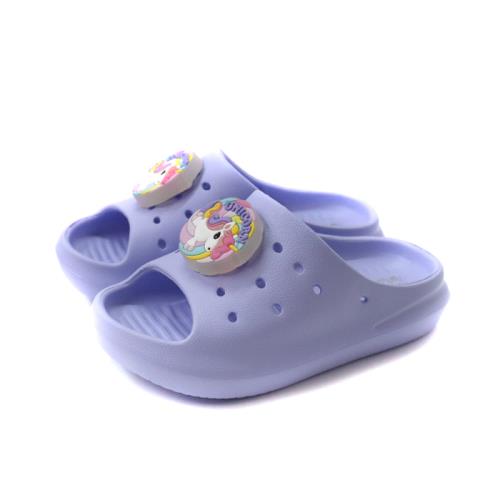 動物派對 獨角獸 電燈拖鞋 中童 童鞋 紫色 ASKS50007 no237