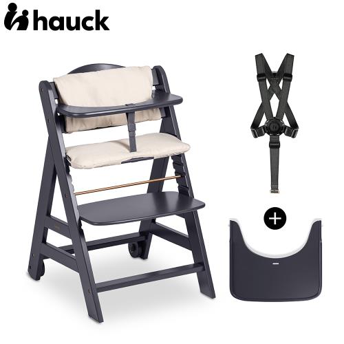 【Hauck】Beta+櫸木高腳餐椅標準款 / 沉木棕