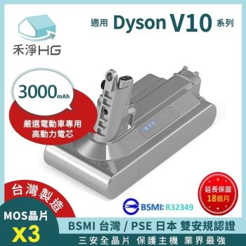 【禾淨家用HG】Dyson V10 DC10300 副廠吸塵器配件 鋰電池
