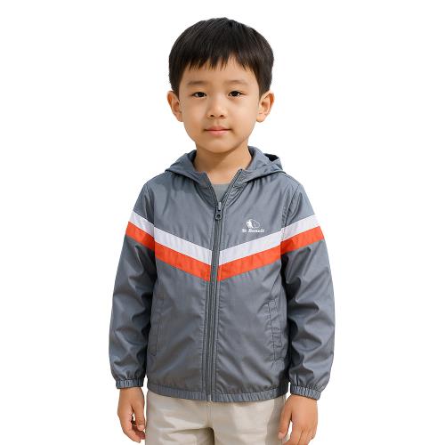 【聖伯納 St.Bonalt】CTRism超輕透連帽防曬外套｜童款 9007 ( 防曬衣 透氣 抗UV 空調外套 冷氣房外套)