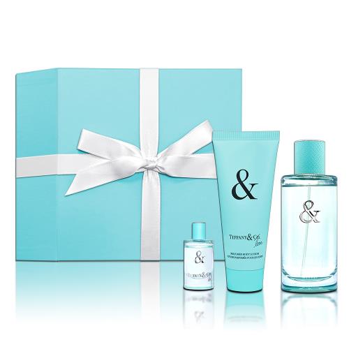 Tiffany&Co. 春漾愛語女性典藏禮盒(愛語淡香精90ML+沾式小香5ML+身體乳100ML)